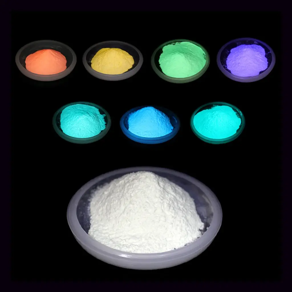 Pigmento Fotoluminiscente Glow in the Dark Polvo Fosforescente (Base solvente) (Verde, 10g)
