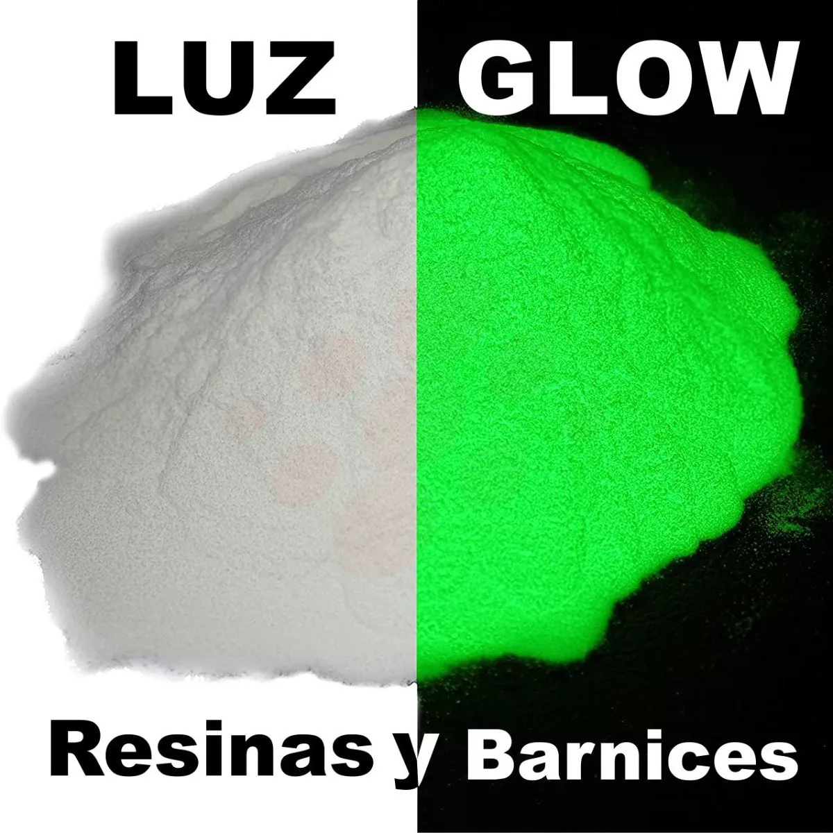 Pigmento Fotoluminiscente Glow in the Dark Polvo Fosforescente (Base acuosa) (10g)