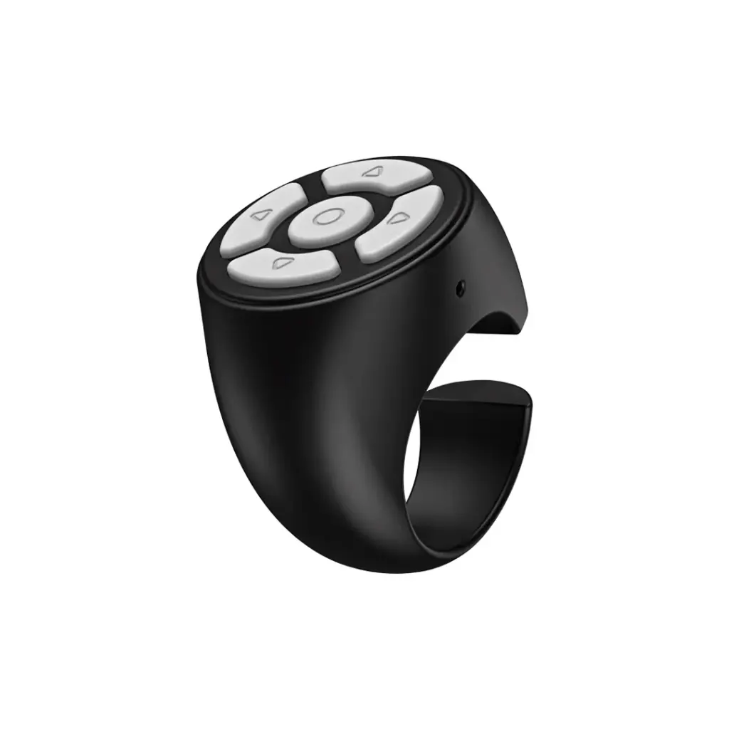Anillo Tiktok Control Remoto Selfie Viral Para Celular (Negro)
