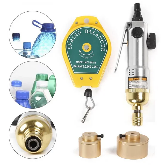 Tapadora Neumatica Hand-Held Tapador de Botellas Plasticas