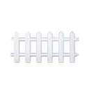 Cerco Plástico Blanco: Seguridad y Estilo 2m x 25cm