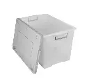 Caja organizadora 75L con ruedas, fácil para apilar y ordenar