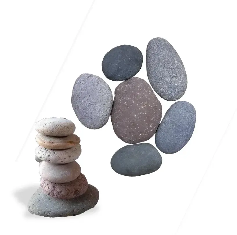 River Stone Deco: Piedra Decorativa Natural para Interiores y Exteriores (6kg)