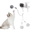 Cuerda interactiva automática para gatos con bola de rascado