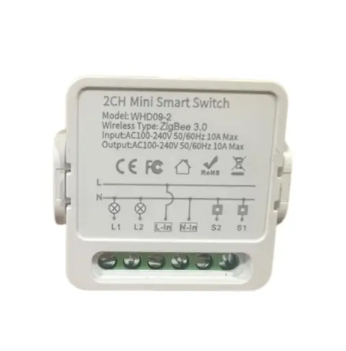Zigbee Interruptor Smart Switch (2G 10A)