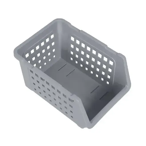 Organizador Apilable de Plástico - Gaveta Calada Multiuso