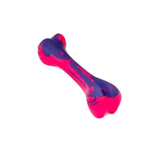 Hueso de Goma Multicolor Small: Diversión y Estimulación en Cada Masticada