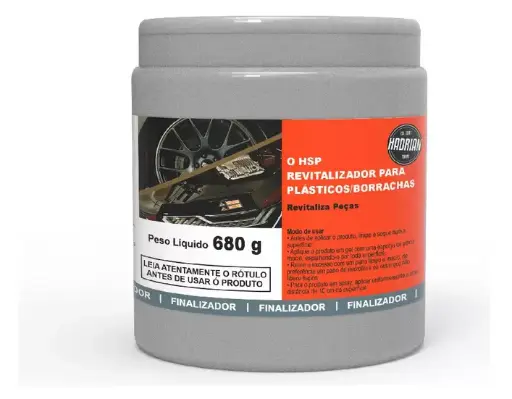 Revitalizador De Plastico Y Gomas Auto Moto Hadrian Shine 680g